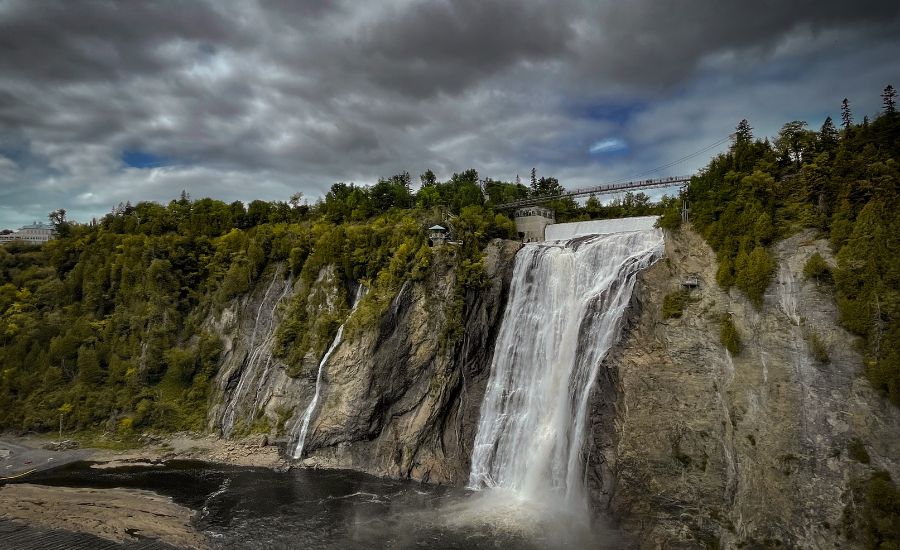 Montmorency Falls In Quebec City