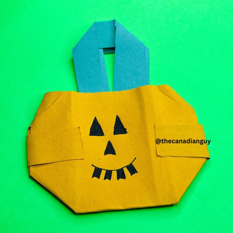 DIY Pumpkin Paper Bag Craft