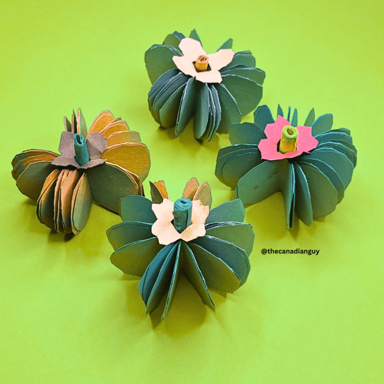 Easy Paper Pumpkin Craft