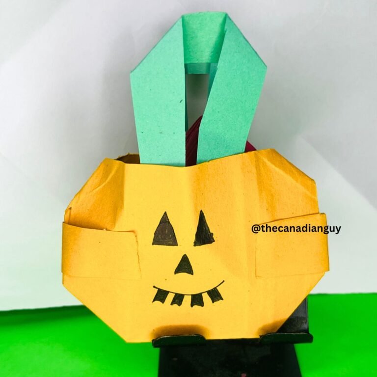 DIY Pumpkin Paper Bag Craft for Kids & Adults - thecanadianguy.com