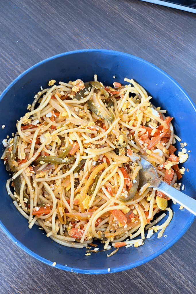 High Protein Egg Spaghetti - The Canadianguy