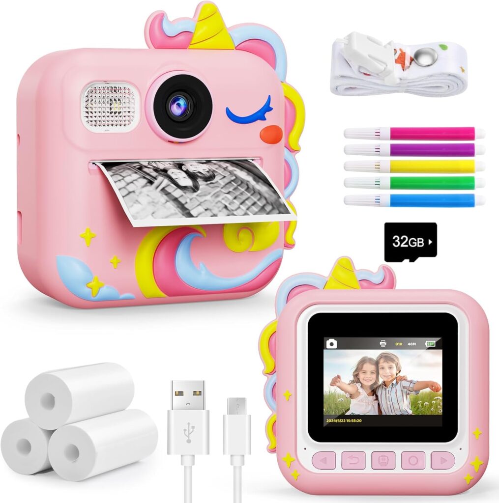 KOKODI Kids Camera Instant Print