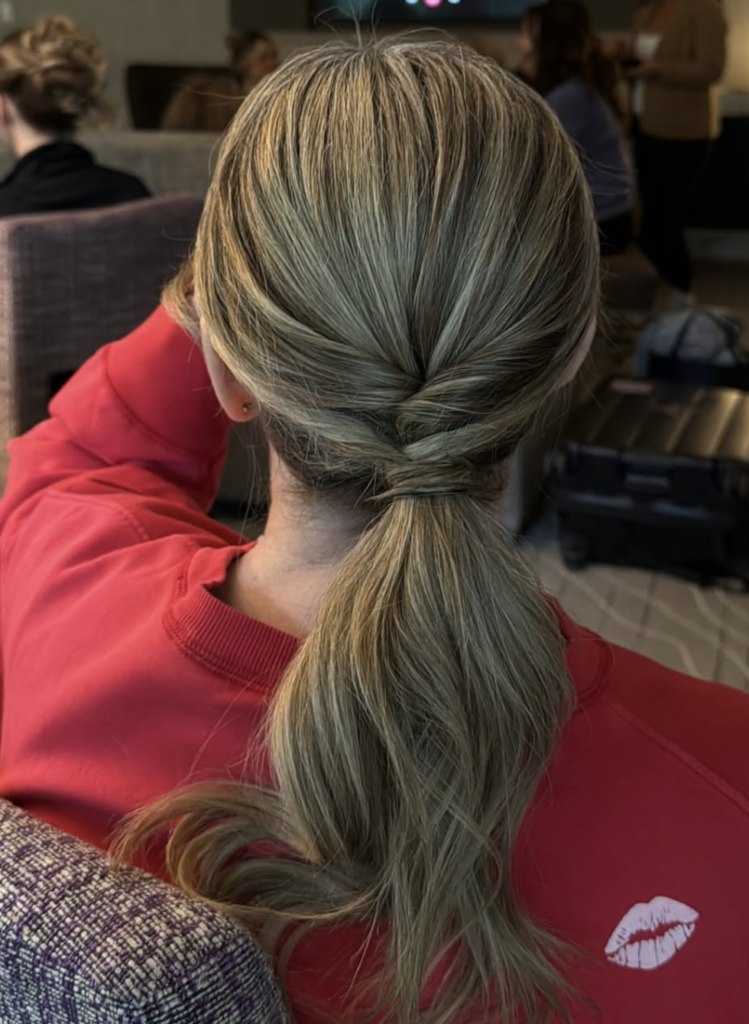 Twisted Low Pony Tails